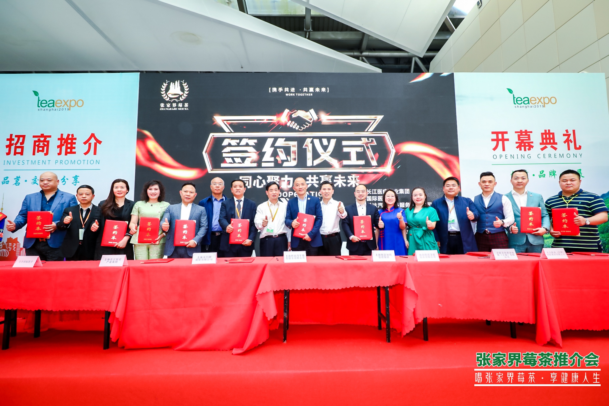 张家界莓茶亮相2019上海国际茶博会